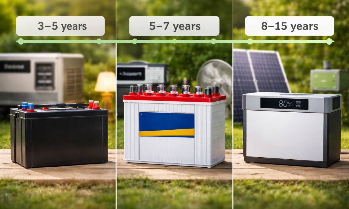 Inverter Battery Life Comparison