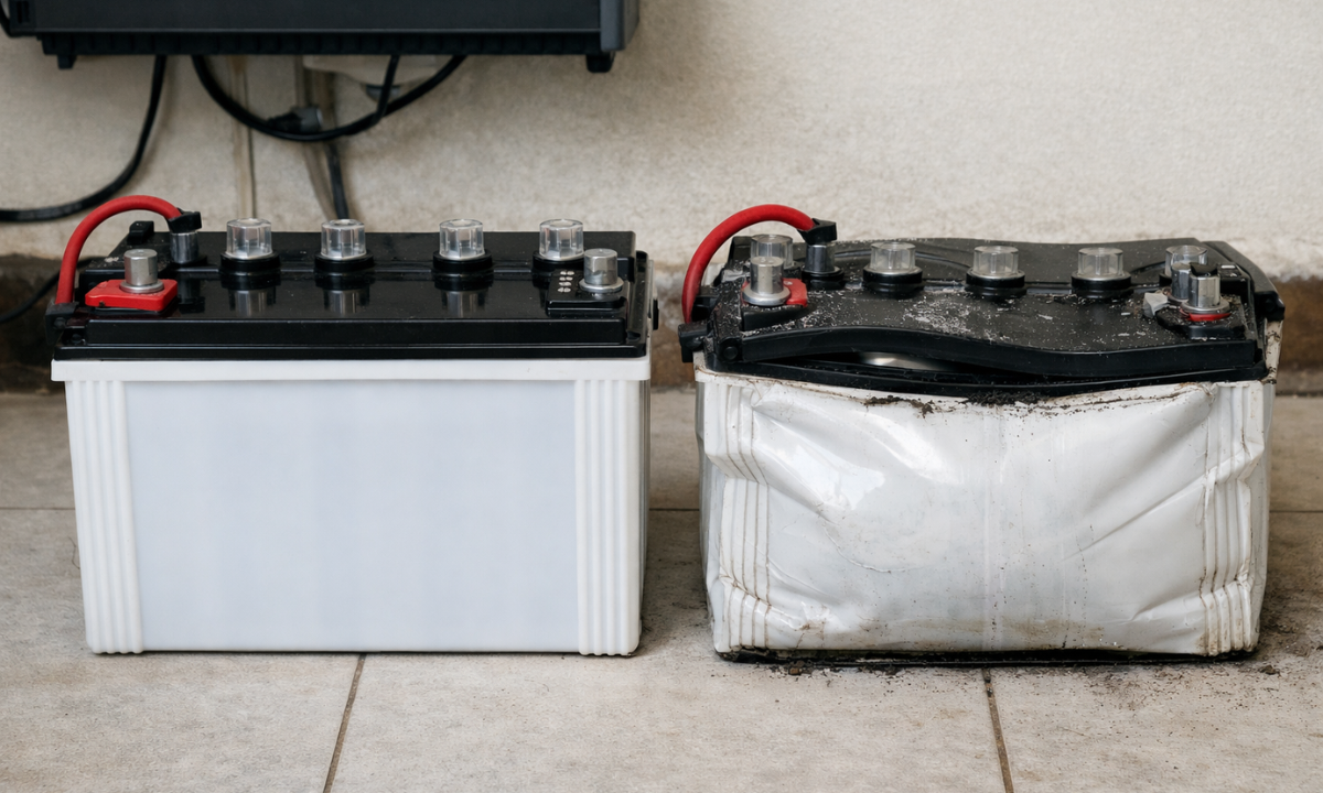 Signs of Inverter Battery Failure