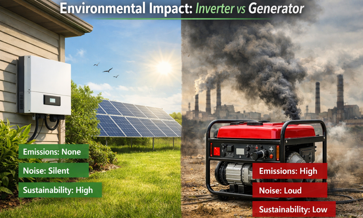 Inverter vs Generator: Environmental Impact
