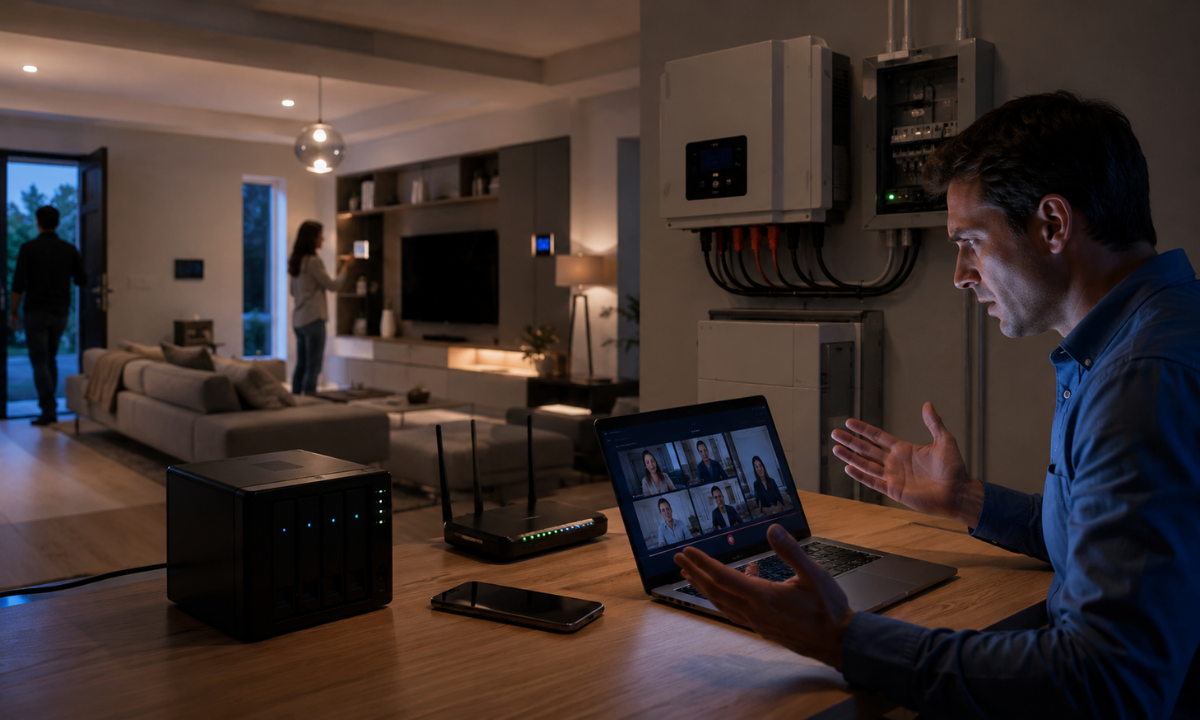 Smart home power outage
