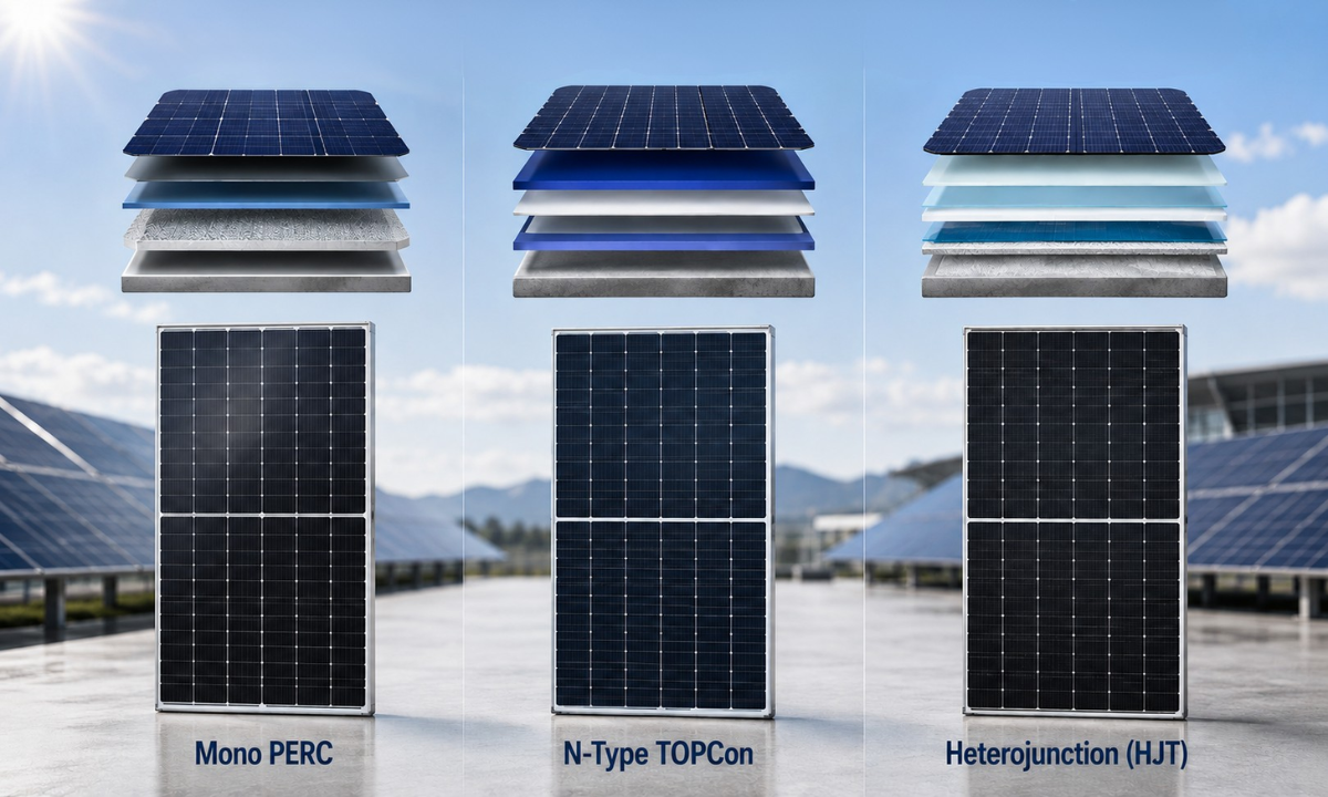 Solar Technology: PERC, TOPCon & HJT