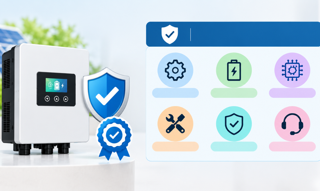 Solar hybrid inverter warranty coverage and terms
