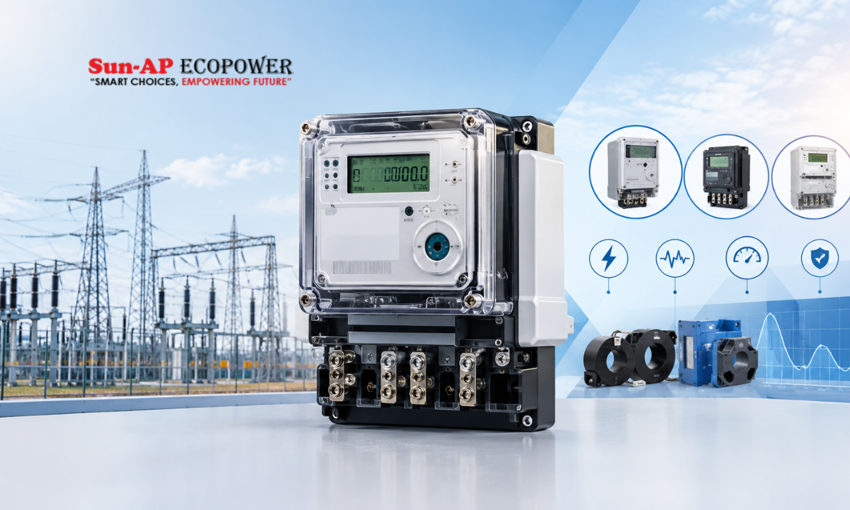 Types of HT meters for industrial and solar power applications