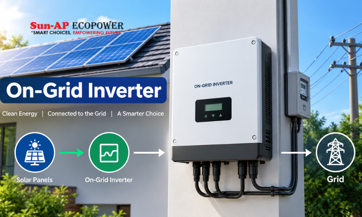On-grid inverter for solar power system