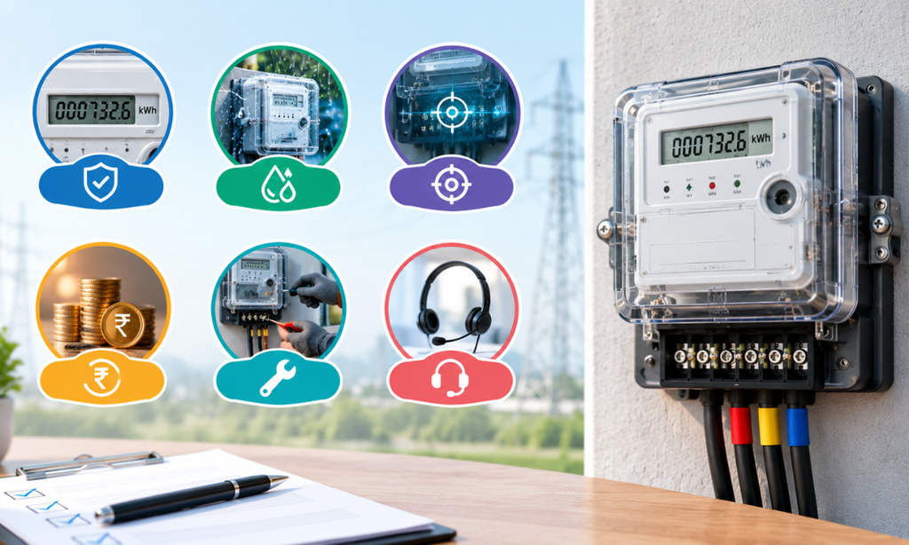 Key HT meter features for accurate and reliable measurement.