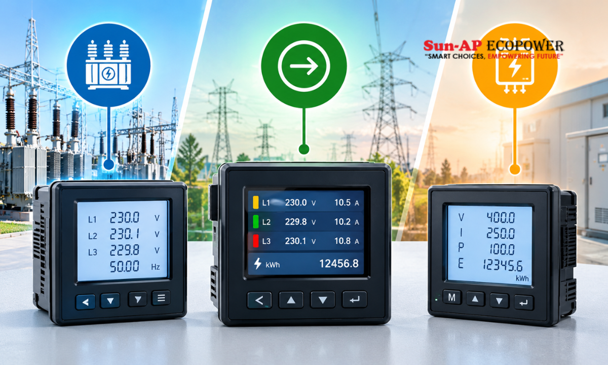 Multifunction, substation, uni-directional and HPL meters