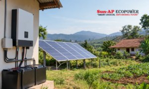 Off-grid solar inverter for farms and remote homes.
